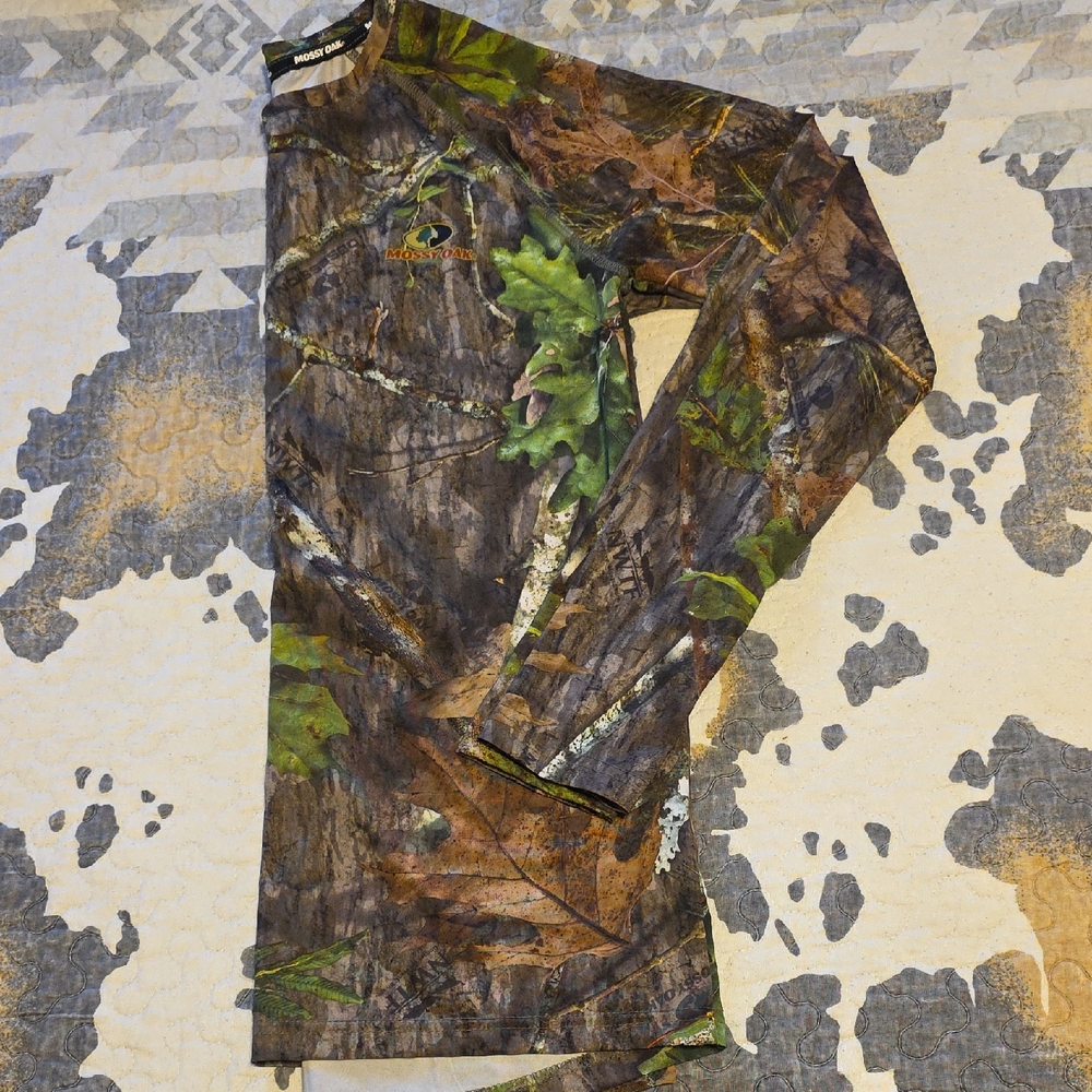 Mossy Oak Camouflage Long Sleeve Tee